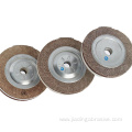 abrasive chucking flap wheel for grinding metal marble